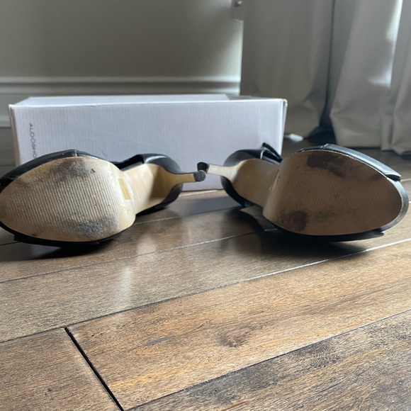 ALDO Gladiola Platform Heels. Size 7.5 (EU 38). Black. - Picture 10 of 13